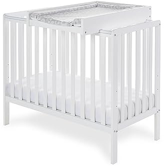 Obaby Space Saver Cot Top Changer – White – Compact Changing Station for Space Saver Cots