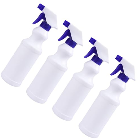 Hemobllo 4 Pack Spray Bottles - 500ml Plastic Spraying Bottles Spritzer Bottle Sprayer Bottles Mist Empty Water Bottle Spray Bottle for Water Flowers, Cleaning Solution, Planting