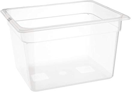 NISBETS Essentials Polypropylene 1/2 Gastronorm Container without Lid 200mm
