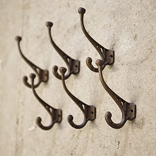 Marco Paul 6pc Coat Hooks, Bronze