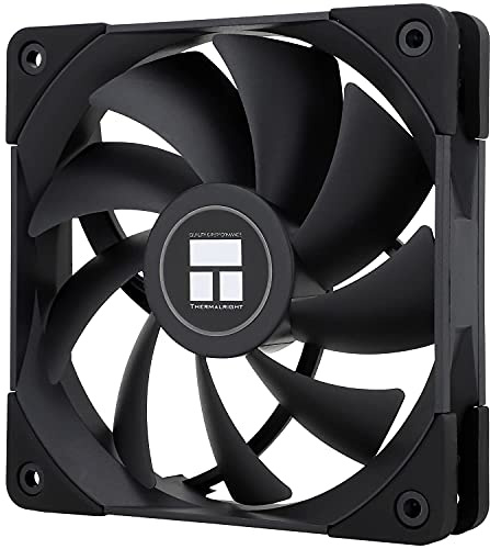 Thermalright 120mm Slim Fan, 15mm Thick, PWM Control, 1800RPM, High Performance, 4-Pin, Desktop, Laptop, Radiator Compatible