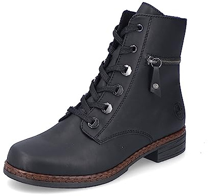 Rieker Mujer Botines 75142, señora Botines con Cordones