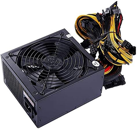 KLVN 260 0W 180V-240V ATX ETH Fourniture d'alimentation minière Bitcoin 95% Support de l'efficacité 8 Cartes d'affichage GPU pour PC BTC Bitcoin Miner
