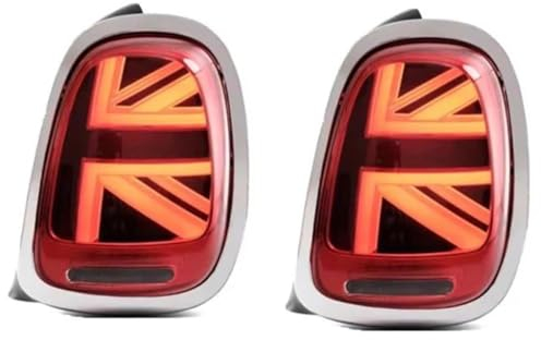 LAXTO Auto Rücklicht für Mini Cooper F55 F56 F57 2014-2019,LED Bremslicht Rückfahrlicht Positionslicht Turn Rücklichter Lauflicht Zubehör