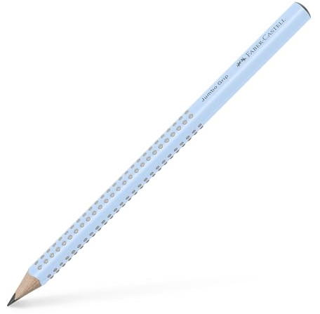 Faber-Castell Bleistift Jumbo Grip Graphit - B - Sky Blue - ein Stück