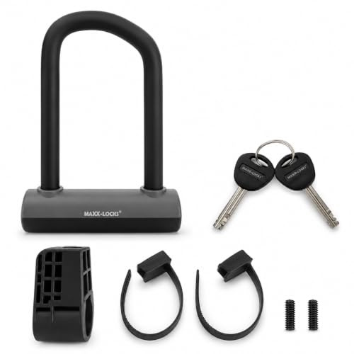 Maxx-Locks Huntly Bügelschloss - Fahrradschloss ART 2-20cm - Schwarz