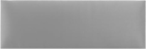 DecoNest Wandkissen, Wandpolsterung, Wanddekoration, Bettkopfteil, 3D-gepolstertes Wandpaneel 100 x 20 cm Hellgrau
