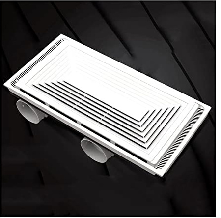 FKHFTI Ventilation Fan 30×60CM Ceiling Ventilator Fan, Rectangular Double Motor High-Power Exhaust Fan, Powerful Dual-core Low-Noise Ventilator Fan Powerful Bathroom Extractor Fan