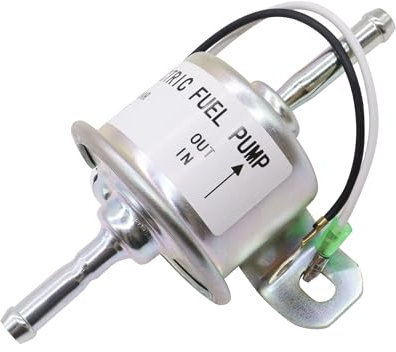 OXCANO Pompe d'alimentation en carburant électrique 12 V 129612-52100 compatible avec Yanmar 4TNV88 3TNV88 4TNV84 Takeuchi TB230 Hitachi Mini pelle ZX30U-2 ZX35U-2 Remplace # 129322-77401 YM1296122