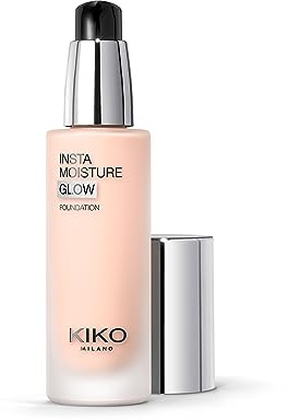 KIKO Milano Instamoisture Glow Foundation 02, Feuchtigkeitsspendende Flüssig-Foundation Mit Strahlendem Finish