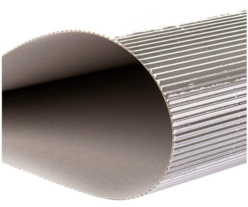 ODETOJOY Metallisch Perlmuttige Wellpappe-Blätter 25x35 cm | 10er-Pack Glitzerndes Kunstpapier für 3D-Handarbeit & Schulprojekte | Reißfest & Acidfrei (Silber)