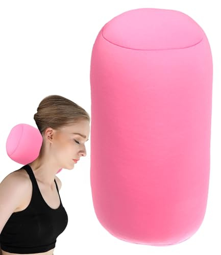 Générique Coussin Rond en Rouleau Cylindrique, Oreiller Cylindrique, Oreiller De Voyage en Microbille, pour Voyage, Dormir, Coussins De Soutien du Dos Et du Cou Coussin for Les Lombaires