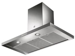 ROBLIN Hotte Décorative Murale Aspirante Inox Largeur 90cm Débit d'air 580 m3/h