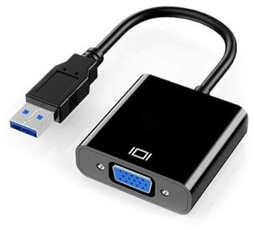 Velocraze Adaptador - Adaptador de Video USB 3.0 a vga, 60hz Full HD, Ideal para conectar monitores, Robusto y fácil de Usar.