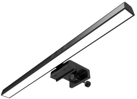 Lampe Écran PC LED Screenbar Anti-Reflet, Barre Lumineuse Moniteur avec Température de Couleur Réglable 3000K–6500K, Gradation Continue et Minuterie, Éclairage de Bureau pour Maison, Jeu et Lecture