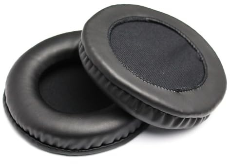 2pcs Headphones Replacement Ear Pads Earmuffs Sponge Cover, Comfortable Black Soft Foam Ear Cushions(50mm)