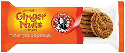 Bakers Ginger Nuts Biscuits 200g (Pack of 6)