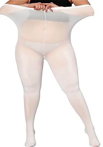 DORALLURE Strumpfhosen Damen Grosse Grössen 60DEN Semi-Blickdicht Nylonstrumpfhose