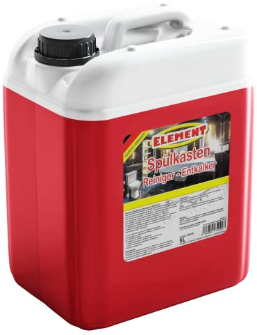 Toilettenspülkasten Entkalker 5 Liter I Spülkasten Reiniger Effektives Reinigungsmittel zum Entfernen von Ablagerungen im Spülkasten I Extra starker Spülkasten Entkalker