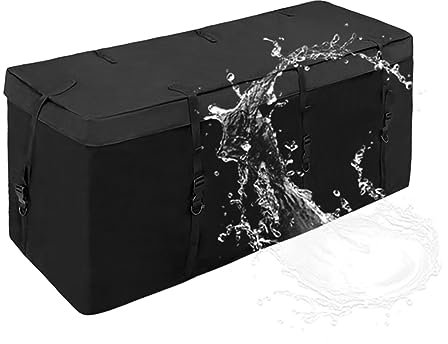 ALWIDA Anhängerkupplungstasche, robuste Cargo-Tasche, Fahrzeug-Gepäckträger, Anhängerkupplung, Dach-Sonnenpackung, extra Gepäckschloss, starkes Oxford-7 verstärkte Gurte für SUV, Auto, LKW