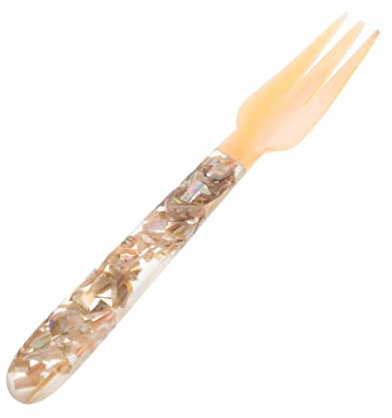 Alipis 3pcs Exquisite Conch Shape Fork for Kitchen Dining Party Festivals Cake Fork and Dining for Tea Party