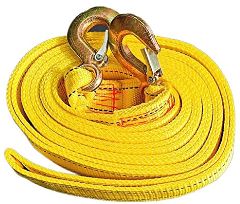 BomDog Abschleppgurt, Bergungs-Abschleppgurt, Nylon-Abschleppgurt, Bergungsgurt, Abschleppseil, Anhängergurt, Stärke, Auto, Robuste Bergungs-Abschleppgurte/10T/9M