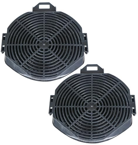 SPARES2GO CHA17 Type Carbon Filter for CDA ECH62 ECH72 ECH92 ECH102 EKP60 EKP90 EVA70 fits Matrix MEP601 MEP901 Cooker Hood (Pack of 2 Filters)