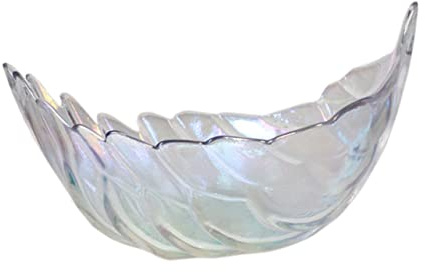 MAGICLULU Assorted Colour Nordic Style Glass Dessert Bowl with Non-Slip Design Deep Serving Bowl for Weddings and Decoration on The Dining Table Pretty and Unique