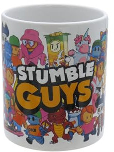CyP Brands - Stumble Guys, Tazza, Tazza in ceramica, Colazione, Articoli per la casa, Tazze originali, Bianco, Prodotto ufficiale