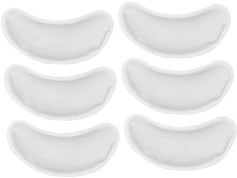 SEWOART Wiederverwendbare Kühlende Augenpads zur Linderung von Augenringen und Schwellungen 6 Stück aus Gel und Pvc für Arbeit und Reise