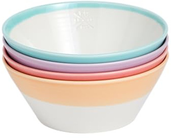 1815 Bright Bowl 16cm 6.3in, Mixed Colours Set of 4