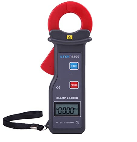 Medidor de pinzas medidor de corriente medidor de fugas medición de corriente DC/AC Medición de la abrazadera digital de medición actual ETCR6300