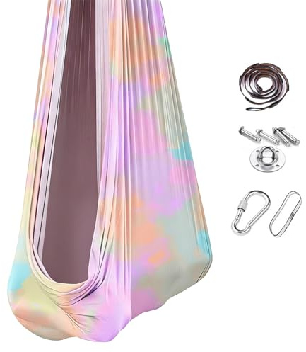 Générique Indoor Sensory Swing | Elastic High Load Capacity, Sensory Swing for Relaxation in Bedroom, Living Room, Playroom, Classroom