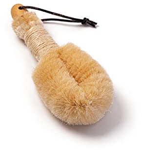 Eco Bath London Natürliche Sisal Japanische Spa-Bürste, Körperbürste mit Sisal-Pflanzenfasern, Tiefenreinigung für glattere Haut