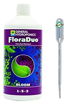 Weedness GHE FloraDuo Bloom 5 Liter - Grow Dünger Naturdünger Bio Zimmerpflanzen Tomaten Gurken Flüssigdünger Organischer