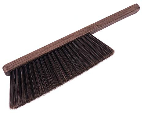 Spazzole per la pulizia della scopa delle mani, setole morbide, per la pulizia di mobili, letti, tipi, giardini, auto, vestiti, manico in legno