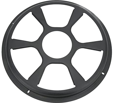 Audio Lautsprecher Dekorative Abdeckung, Auto Audio Lautsprecher Abdeckung Schutzfolie Tür Lautsprecher Verkleidung Sub Woofer Dekorativer Grill Schwarz(10in/25.4cm) Lautsprecherpaneele und -gitter