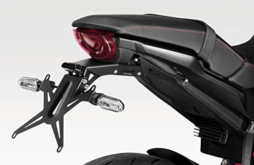 CB1000R 2021/25 - Kit Kennzeichenhalter International (R-0995B) - Einstellbare Nummernschild Halter - inkl. LED und Hardware-Bolzen - Motorradzubehör De Pretto Moto (DPM Race) - 100% Made in Italy