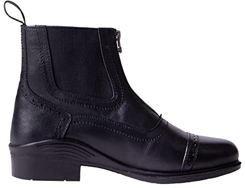 QHP Calgary Junior - Stivaletti termici da equitazione, colore: Nero, Nero , 31 EU