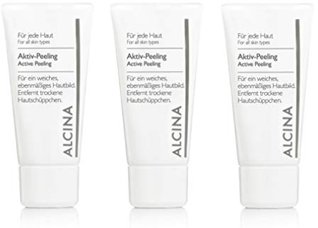 3er B Aktiv Peeling pflegende Kosmetik Alcina für ein weiches, ebenmäßiges Hautbild 50 ml
