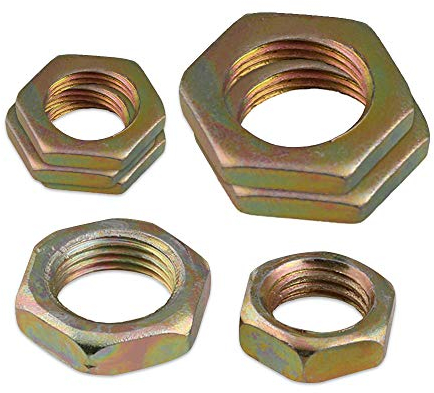 Muttern und Schrauben, Sechskantmuttern – flache Sechskantmuttern, Sechskantmuttern, Außensechskantmuttern, metrisches Gewinde, 3/8 x 11, 200 Stück (Color : M7*0.75 * 2 200pcs, Size : 3/8 * 12.7)