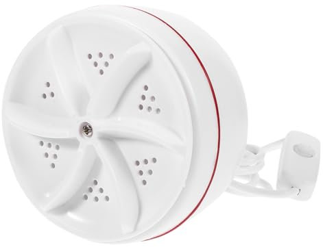 LABRIMP Lavadora Portátil Pequeña con Batería Recargable Minilavadora para Viajes de Vacaciones Lavadora con Temporizador Inteligente