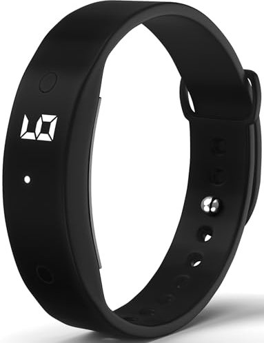 findtime Podomètre - Montre numérique pour homme et femme - Sans application et téléphone portable - Avec réveil, coutdown et date - Calories - Chronomètre - Tracker de fitness - Pour garçon