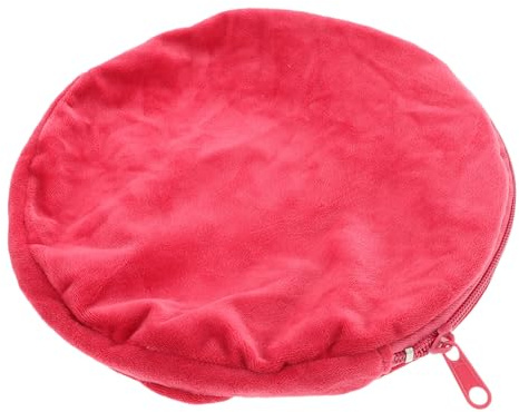 SHERCHPRY Wiederverwendbares Wärmekissen Aus Flanell Runder Wärmflaschenbezug Für Winter Weicher Flanell-flaschenschutz Großer Strickbezug Kuscheliger Wasserflaschenüberzug Für Warmes Wasser