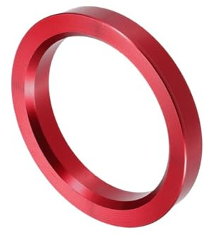 HFGDRH Anello Centratura Cerchione, 4 Pezzi OD 72,6 mm 73,1 a ID 57, 60, 67, 65, Anelli di centraggio for mozzo Ruota for Pneumatici Auto, Rosso(73.1-66.6mm)