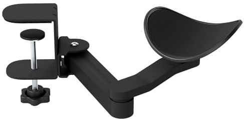 Foldable Desk Extender Tray,Comfortable Table Extension Pad,Ergonomic Arm Rest Wrist Rest Elbow Rest for Desk (B)