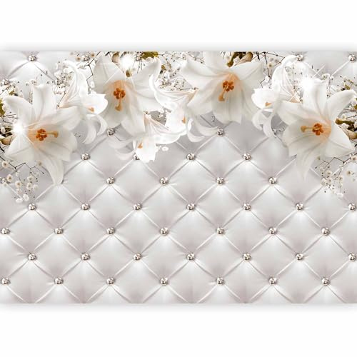 murando Fotomurales Flores 350x256 cm XXL Papel pintado tejido no tejido | Decoración de Pared decorativos Murales moderna de Diseno Fotográfico Cuero Optica Flores