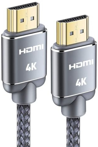 Snowkids HDMI Kabel 4K 0.5 M , HDMI 2.0 High Speed über Ethernet, Nylon, geflochten, unterstützt 3D / Audio-Return, HDMI-Kabel für Blu-Ray/Xbox/Xbox 360 / PS3 / PS4 / TV 4K Ultra HD/Monitor