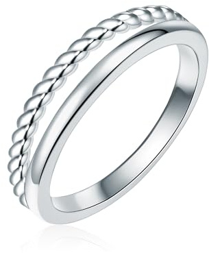 Rafaela Donata Damen Ring 925/- Sterling Silber rhodiniert Silberring