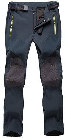 UGLY FROG Radsport Latzhosen Jacken Herren Winterfleece Plus Dicke wasserdichte Winddichte große Größe schlanke warme Fleece Softshell Outdoor-Wanderhose Damen A199